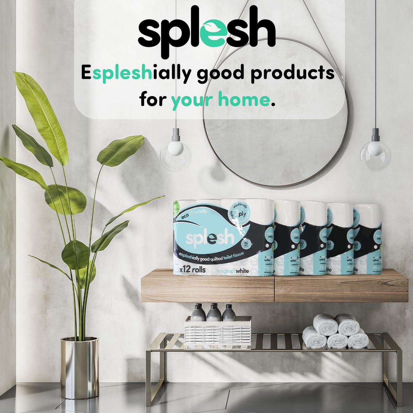 Pick & Mix Splesh Super Saver 72 Toilet Rolls Variety Pack