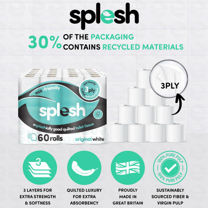 Pick & Mix Splesh Super Saver 72 Toilet Rolls Variety Pack